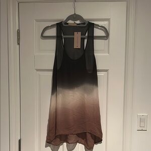 LANGUAGE Ombré Silk Top (NWT)